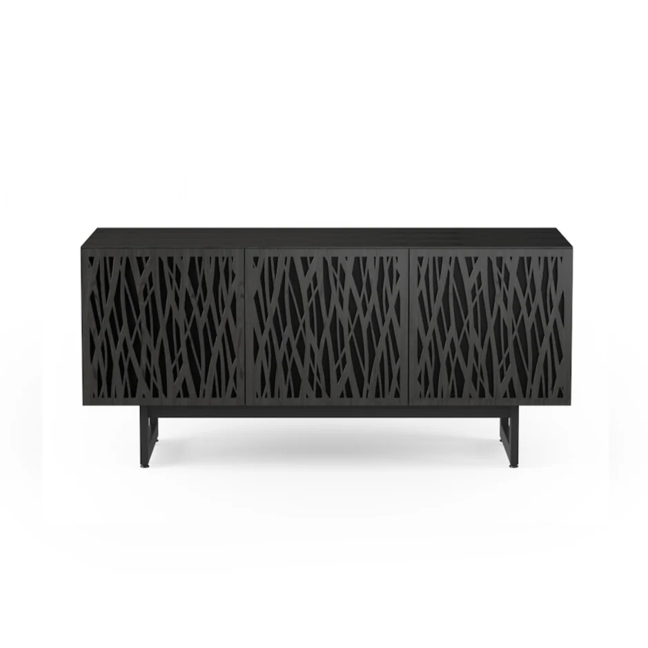 Charcoal Ash Entertainment Cabinet for Living Room
