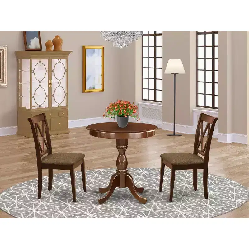HomeStock Round Dining Table Set Modern Style