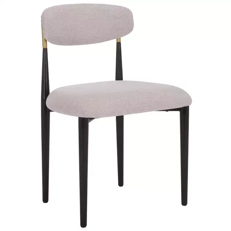 Covelle Dining Chair - Set of 2 - DCH6400 - Black Gold/Dove Grey - Safavieh
